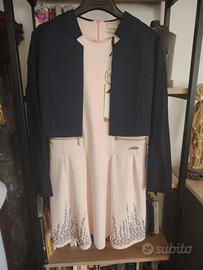 vestitino rosa, con giacchino abbinato, nuovi