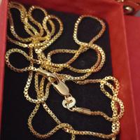 Collana Unisex PlaccataOro18k Gold Filled cm75