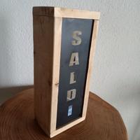 cofanetto vintage con luce