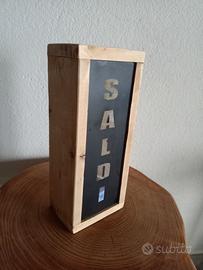 cofanetto vintage con luce