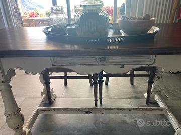 Tavolo decapato 86x185