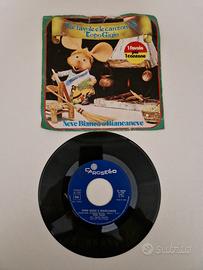 disco vinile vintage favole canzoni topo gigio