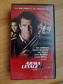 CASSETTA VHS ARMA LETALE 4