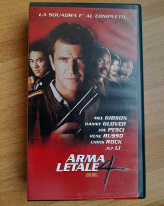 CASSETTA VHS ARMA LETALE 4