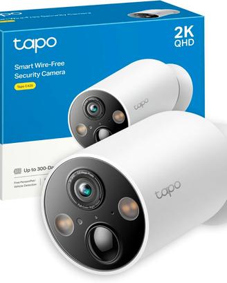 Tapo C425 WiFi Esterno 2K 4MP IP66 10000mAh