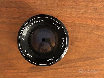 Obiettivo Revuenon 55 f1.4 + adattatore sony e