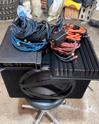 Impianto audio auto hi fi car completo
