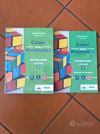 2 LIBRI: COLORI DELLA MATEMATICA EDIZIONE VERDE