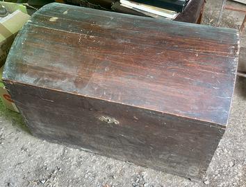 Baule vintage, modernariato legno