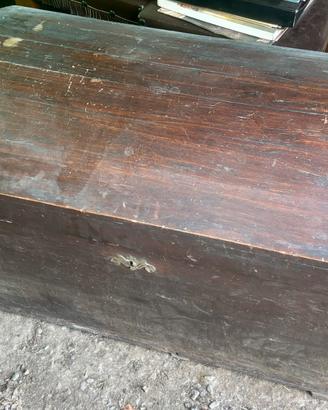 Baule vintage, modernariato legno