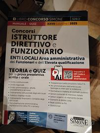 libro istruttore amministrativo funzionario