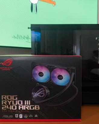 Asus Rog Ryuo 240 ARGB/Silent pop mATX Gaming