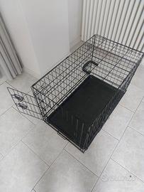Kennel pieghevole per cani con vaschetta