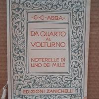 Vecchio libro "Da Quarto al Volturno"