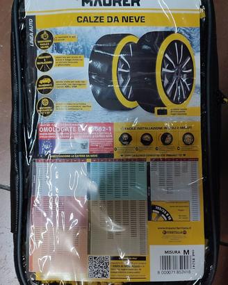 Calze da neve per gomme auto tg. M