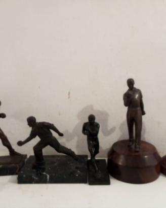 sculture sportive bronzo antiche