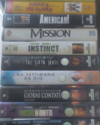 VHS originali film azione e cartoni animati 