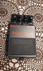 Pedale Boss Metal Zone chitarra elettrica