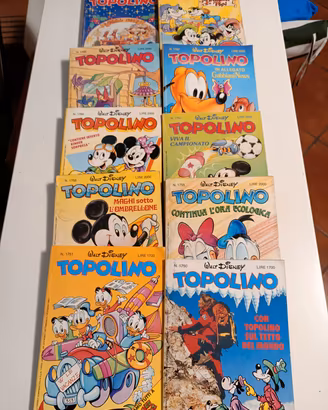 Lotto 10 topolino anno 1989 