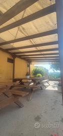 Tettoia in legno