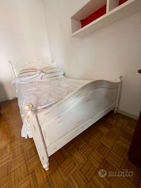 Letto piazza e mezza bianco
