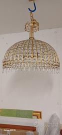 Lampadario in bagno oro 24K