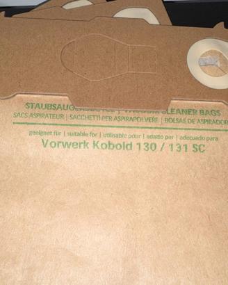 4 Sacchetti di carta compatibili Vorwerk Folletto
