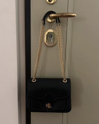 Borsa nera Lauren Ralph Lauren con catena