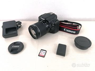 Reflex Canon 100D FULL HD Touch COME NUOVA