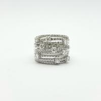 Anello oro18kt diamanti naturali