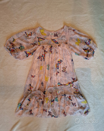 Vestito da donna rosa con farfalle Molly Bracken