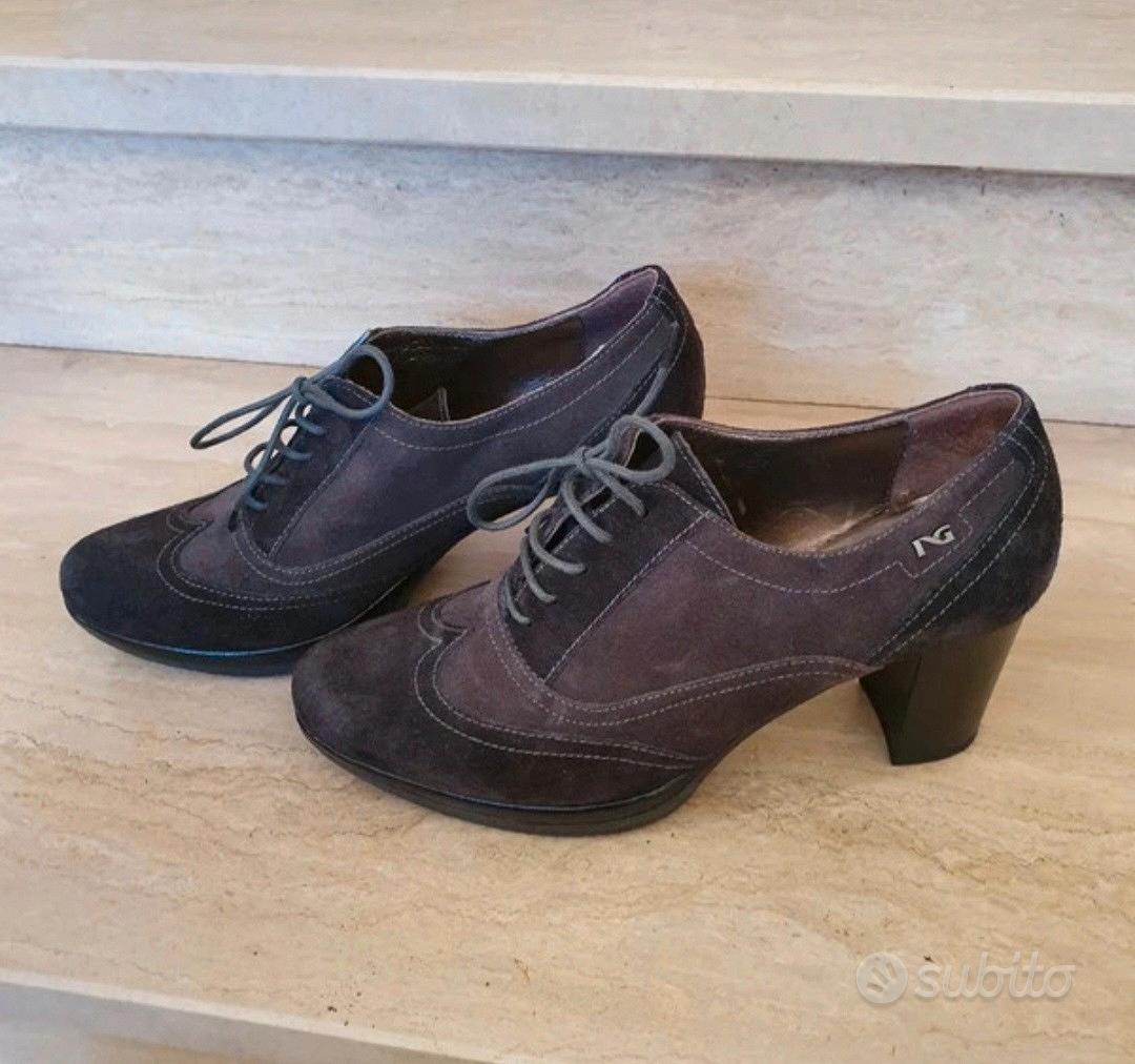 Scarpe francesine shop basse nero giardini