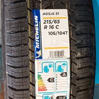 Ruota cerchio ac. R16 gomma 215/55 R16 C 106/104T