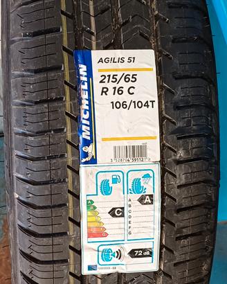 Ruota cerchio ac. R16 gomma 215/55 R16 C 106/104T