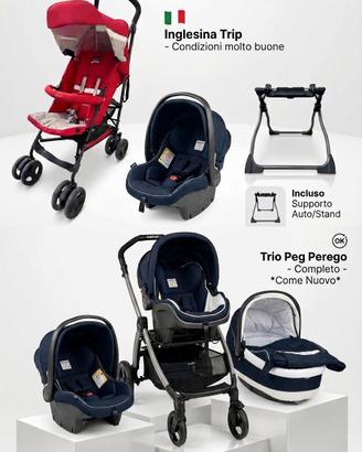 Trio Pep Perego book + Passeggino Inglesina Trip