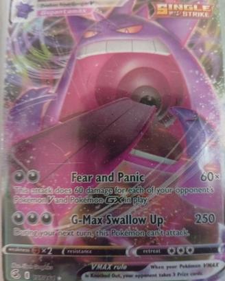 carta Pokemon gengar Vmax