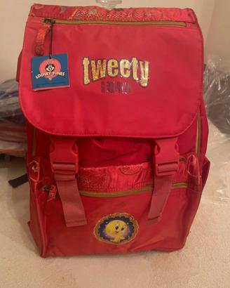 zaino tweety looney tunes vintage nuovo
