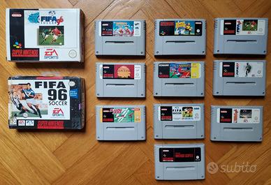 Lotto di 12 Videogiochi Nintendo x Super Nintendo