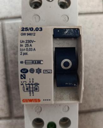 GEWISS GW94612 interruttore differenziale 