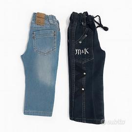 Coppia di Jeans in Denim 18M – Stile e Comfort
