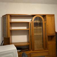 Vetrina con mobile tv