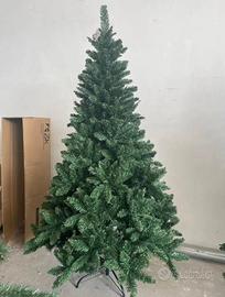 albero di natale 210cm realistico 1773 rami folto