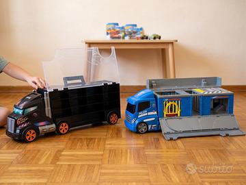 Bisarca porta-macchinine e Camion Polizia