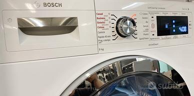 asciugatrice Bosch serie 8 vapor system