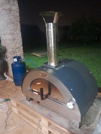forno clementi a gas 60x40