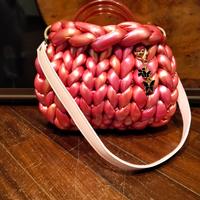 CHUNKY BAG IN ROSA METALLIZZATO 