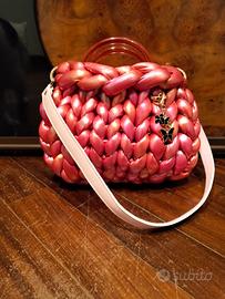 CHUNKY BAG IN ROSA METALLIZZATO 