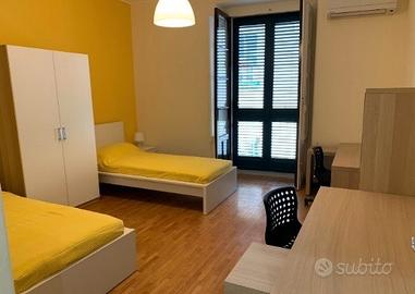 Posto letto in ampia camera singola