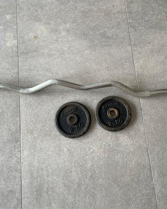 Barra curl