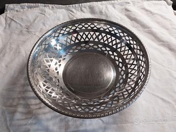 Porta pane acciaio inox Vintage